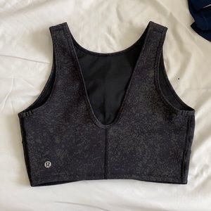 Lulu cropped workout shirt